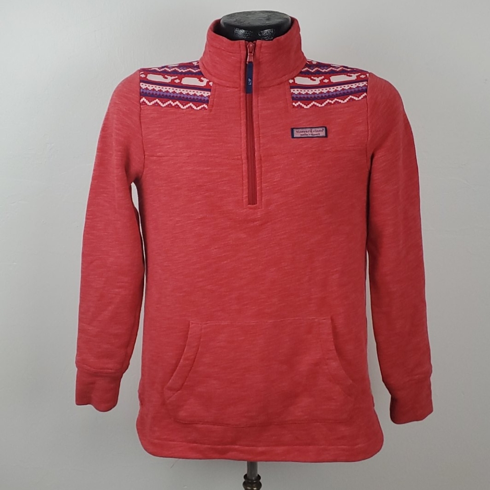Vineyard Vines sweatshirt 3/4 zipper women size XXS